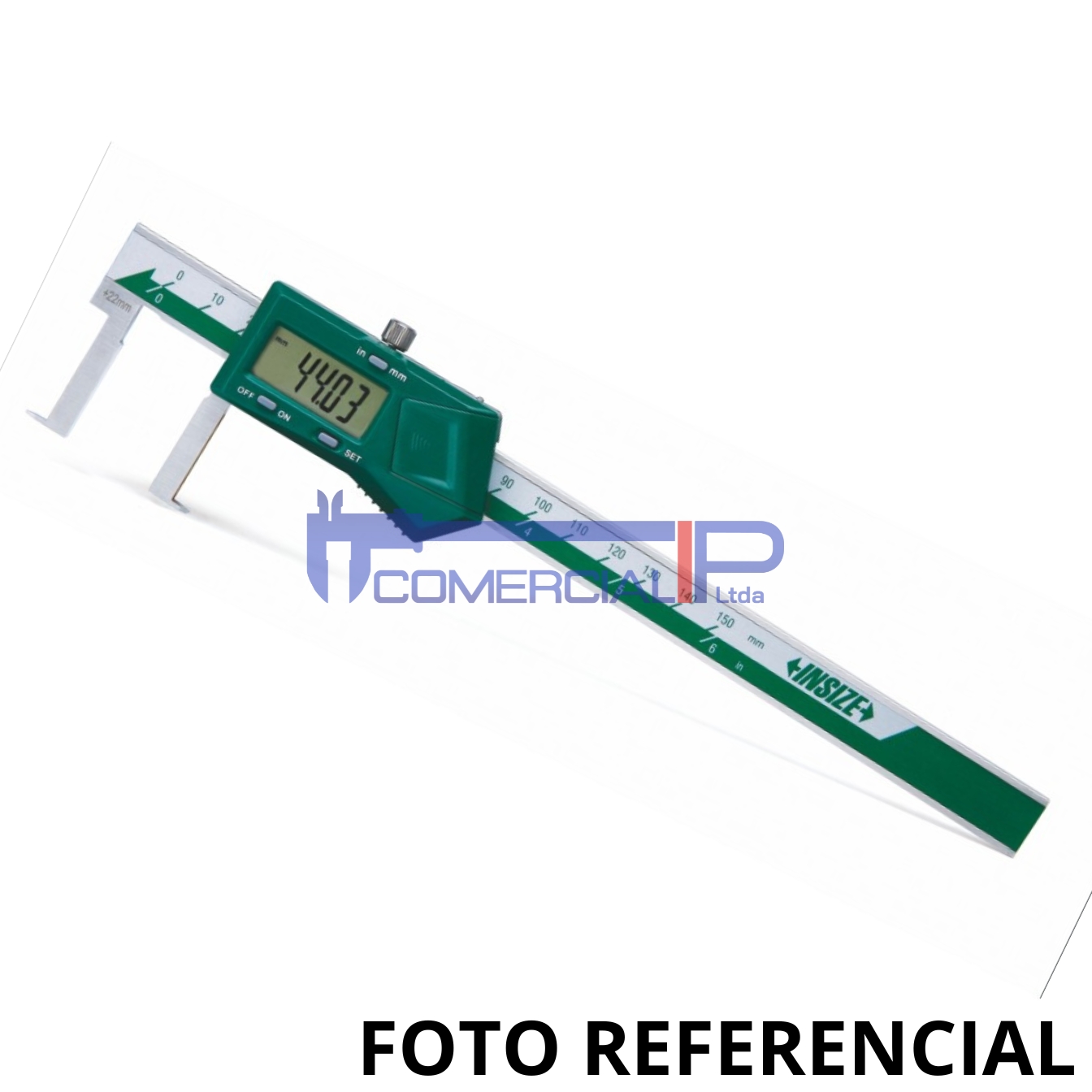 1120-150A PIE DE METRO DIGITAL 6X150MM (RANURA INTERIOR) INSIZE (OC) - Imagen 1