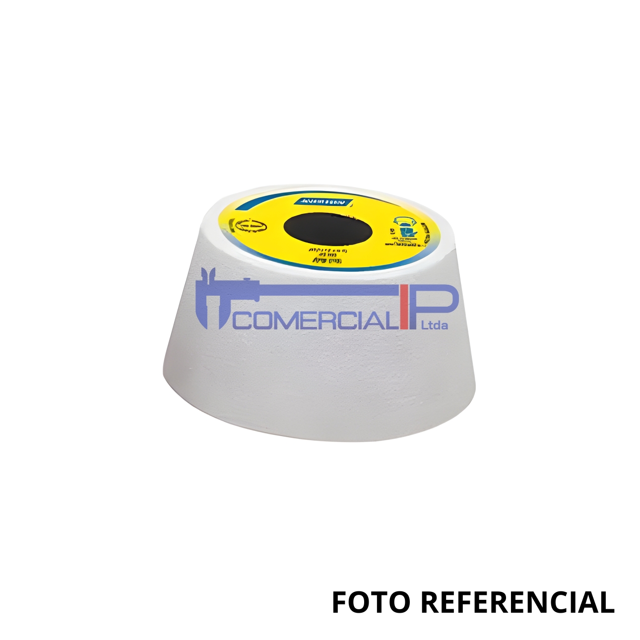 FOTO REFERENCIAL PIEDRA DE COPA CILINDRICA 4x2x1.14 38A60 KVS NORTON - Imagen 1