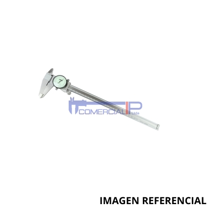 IMAGEN REFERENCIAL PIE DE METRO CON RELOJ 300MM RANURA INT. (0.02MM) INSIZE - Imagen 1