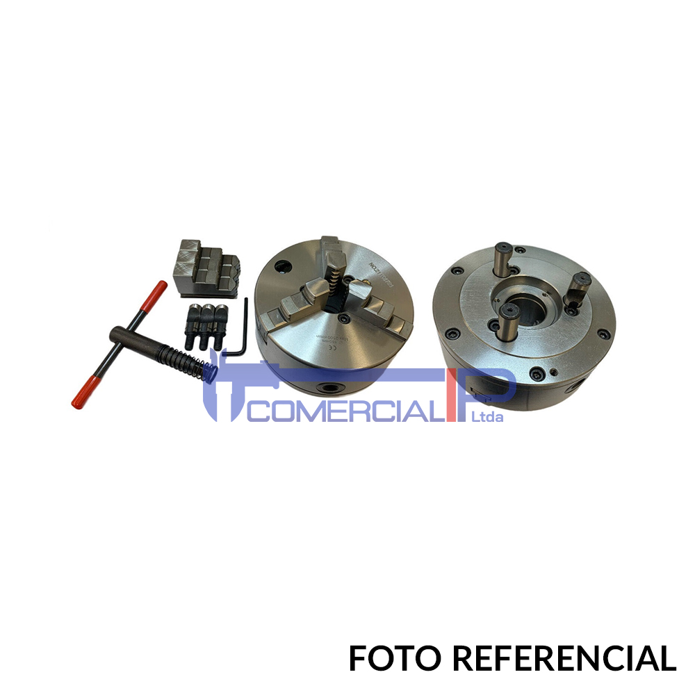 K11-160-D4 PLATO DE TORNO 6x160MM 3G (P/HUSILLO 40MM) UNIVERSAL D4=15.88MM MANTON - Imagen 1