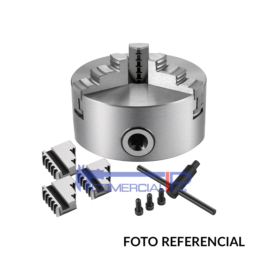K11-80-100-125-160 PLATO DE TORNO 3x80MM 3G (P/USILLO 16MM) UNIVERSAL MANTON - Imagen 1